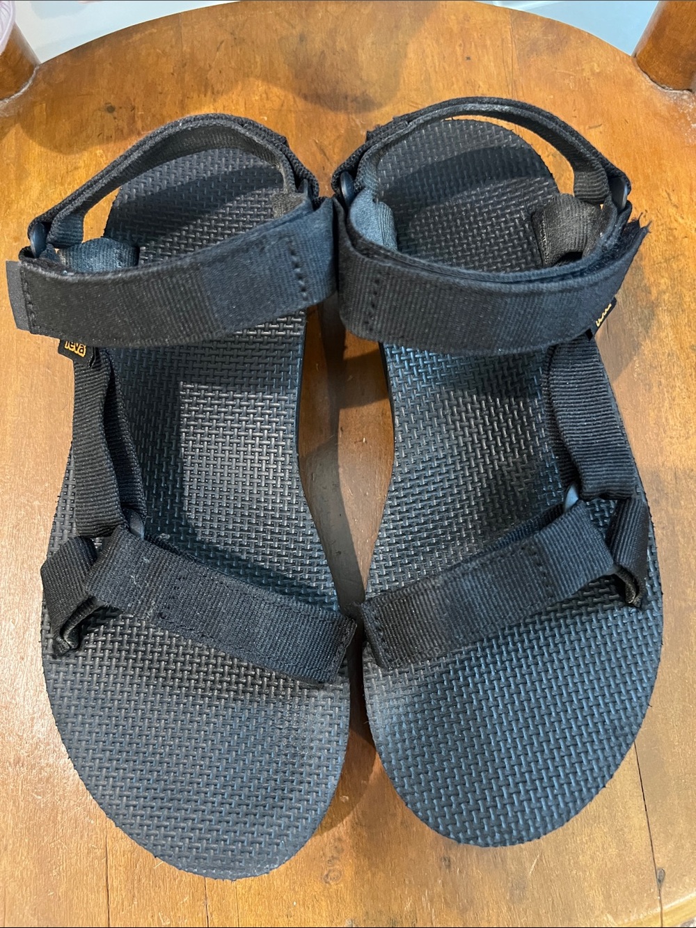 Teva Women's Black Adjustable Strap Sandals